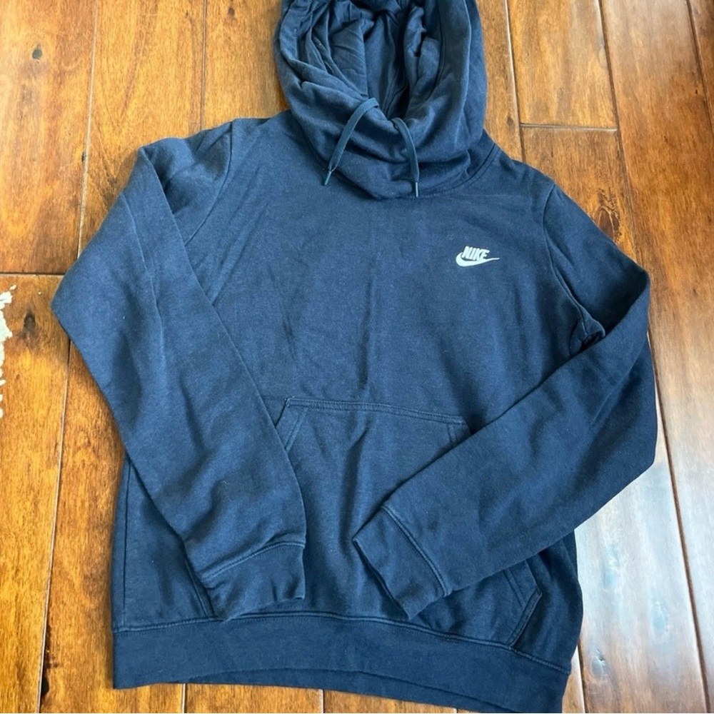 Nike Men's Dark Blue Hoodie